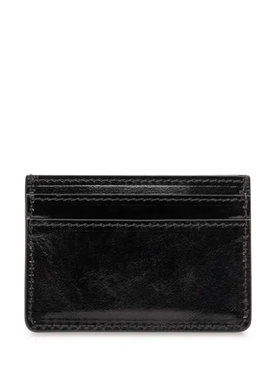 Marine Serre Moon Logo Mini Wallet In Black