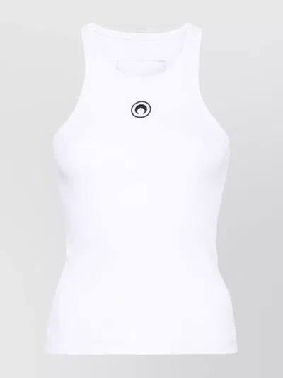 MARINE SERRE MOON LOGO RACERBACK COTTON TOP