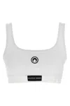 Marine Serre 'moon Logo Stretched Jersey Sport' Bra In Multi