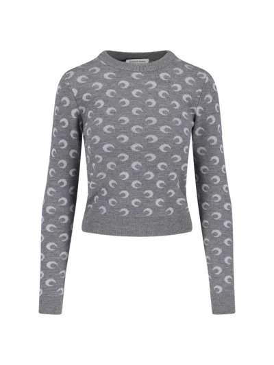 MARINE SERRE MOON LOGO SWEATER