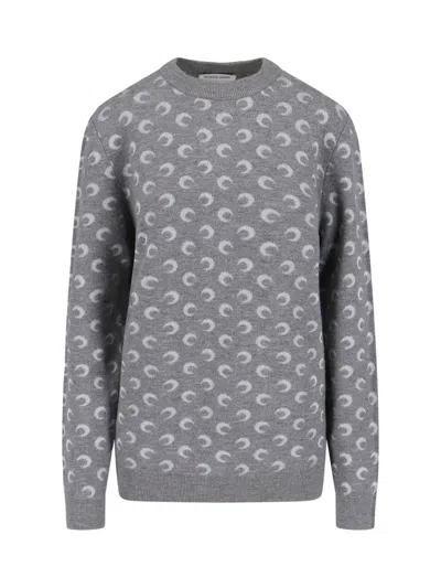 MARINE SERRE MOON LOGO SWEATER
