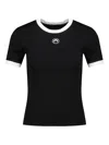 Marine Serre Moon-logo T-shirt In Black