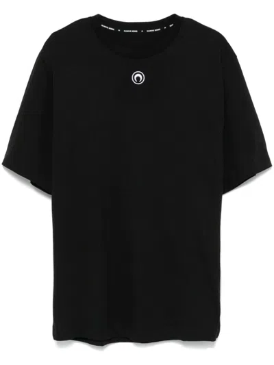 MARINE SERRE MOON-LOGO T-SHIRT