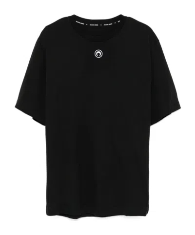 MARINE SERRE MARINE SERRE MOON EMBROIDERED JERSEY T-SHIRT