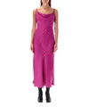 Marine Serre Moon-printed Satin Maxi Dress