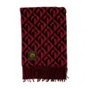Marine Serre Moon Lozenge Scarf In Red