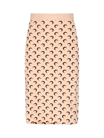 MARINE SERRE 'MOON' MIDI SKIRT