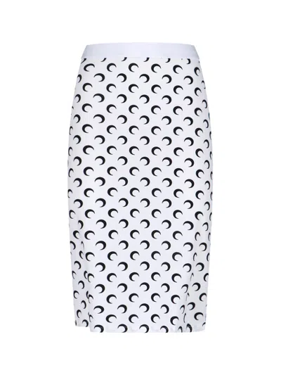 MARINE SERRE MOON MIDI SKIRT