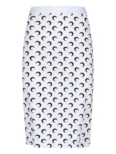 MARINE SERRE MOON MIDI SKIRT
