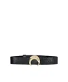 Marine Serre Moon Charm Choker In Black
