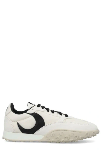 Marine Serre Ms Rise 22 Sneakers In White Leather