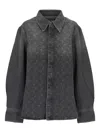 Marine Serre Moon-pattern Shirt In Gray