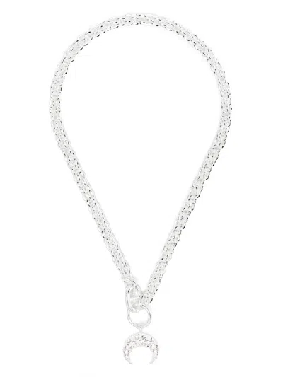 MARINE SERRE MOON-PENDANT NECKLACE