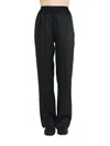 Marine Serre Moon-print Flared Trousers In Black