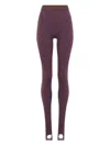 Marine Serre Moon-print Jersey Leggings In Purple