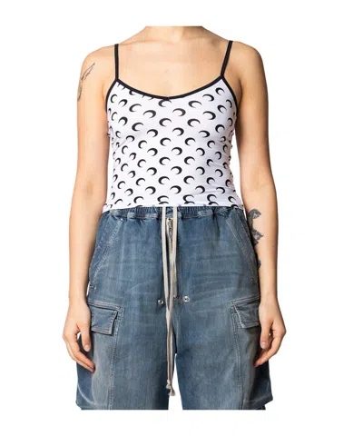 Marine Serre Moon Print Knit Camisole In Multi
