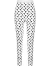 Marine Serre Recycled Moon Stirrup Leggings In White