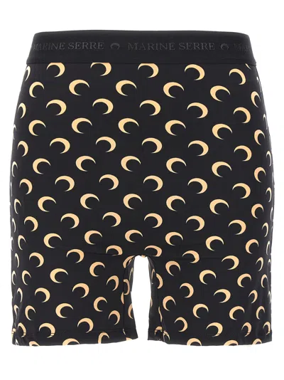 Marine Serre Moon Printed Cyclist In Black