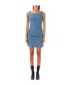 Marine Serre Dresses In Blue