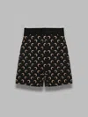 Marine Serre Moon Printed Jersey Biker Shorts In Black