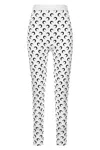 Marine Serre Moon Printed Jersey Leggings In Multi