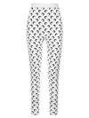 Marine Serre Moon Printed Jersey Leggings In White