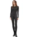 Marine Serre Moon Printed Jumpsuit In Black