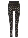 Marine Serre Crescent Moon-print Leggings In Black