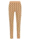 Marine Serre Moon Printed' Leggings In Neutral