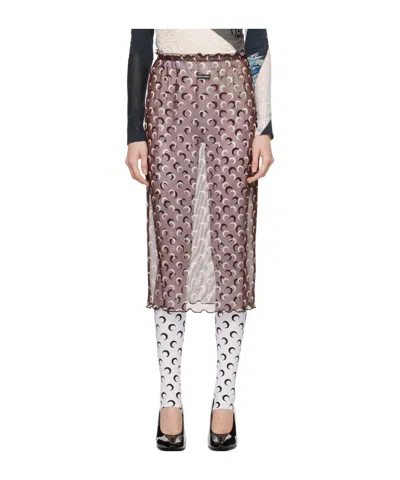 MARINE SERRE MOON PRINTED SKIRT