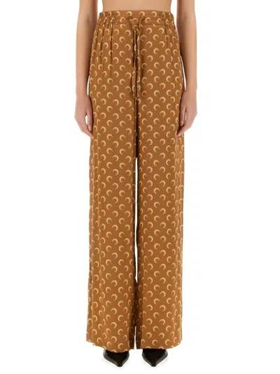 MARINE SERRE MOON" SATIN PANTS