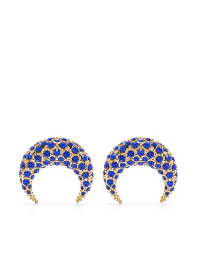 Marine Serre Moon Single Earring In Gold