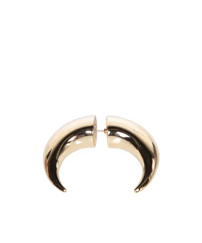 Marine Serre Moon Single Earring In Yellow