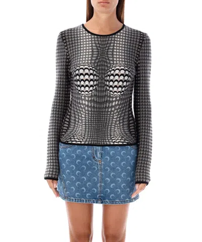 MARINE SERRE MOON SKIN SWEATER