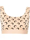 Marine Serre All Over Moon Bra