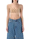 Marine Serre All Over Moon Bra