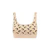 Marine Serre Beige Top With All-over Crescent Moon Print In Beige