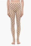 Marine Serre Moon Printed Jersey Stirrup Leggings