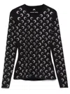 Marine Serre Moon Rhinestone-embellished Top