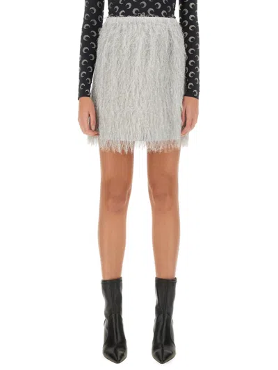 MARINE SERRE MARINE SERRE MOON STRASS CREWNECK TOP