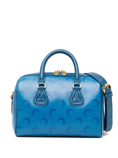 Marine Serre Moon Strike Tote Bag In Blue