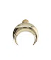 Marine Serre Moon Earring In Yellow