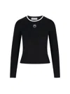 Marine Serre 'moon' Sweater In Black