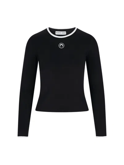 Marine Serre 'moon' Sweater In Black