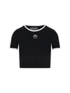 Marine Serre Moon T-shirt In Black