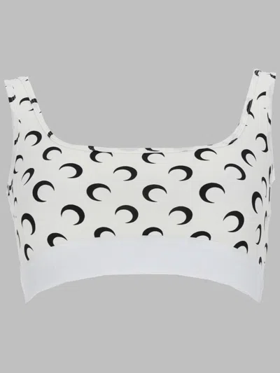 Marine Serre Moon Tank Top In White