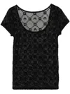 Marine Serre Moon Top In Black