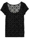 Marine Serre Moon Top In Black