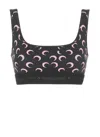Marine Serre Moon Recycled Jersey Sports Bra In Multi