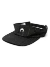Marine Serre Women Moon Visor Hat In Black